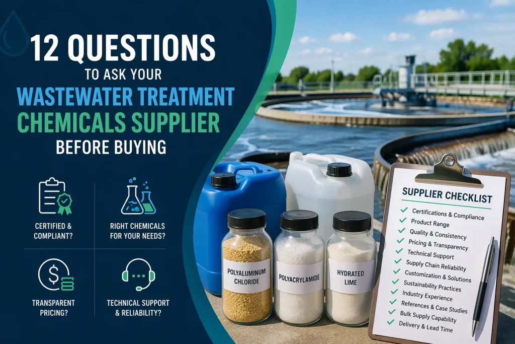 wastewater treatment chemicals supplier