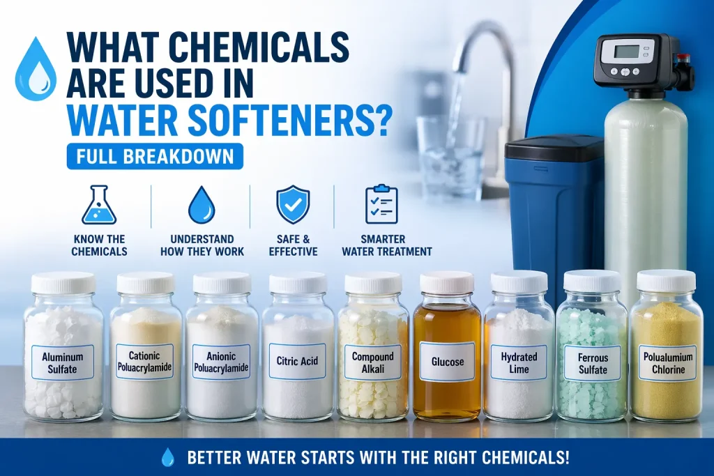 water softener chemicals