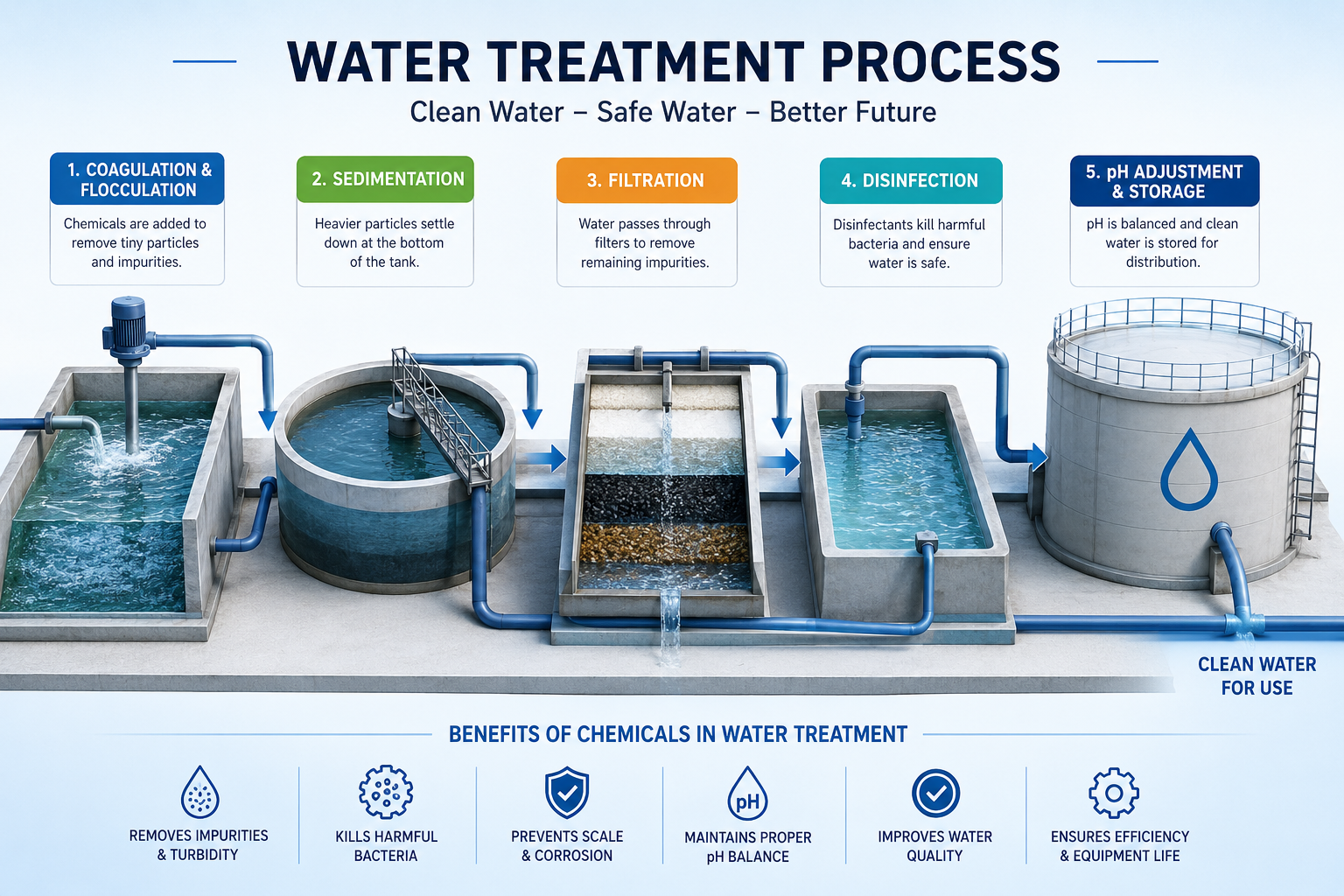 chemicals for water treatment